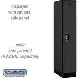 12" Wide Single Tier Designer Wood Locker - 1 Wide - 5 Feet High - 21" Deep by Salsbury