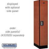 12" Wide Single Tier Designer Wood Locker - 1 Wide - 5 Feet High - 21" Deep by Salsbury