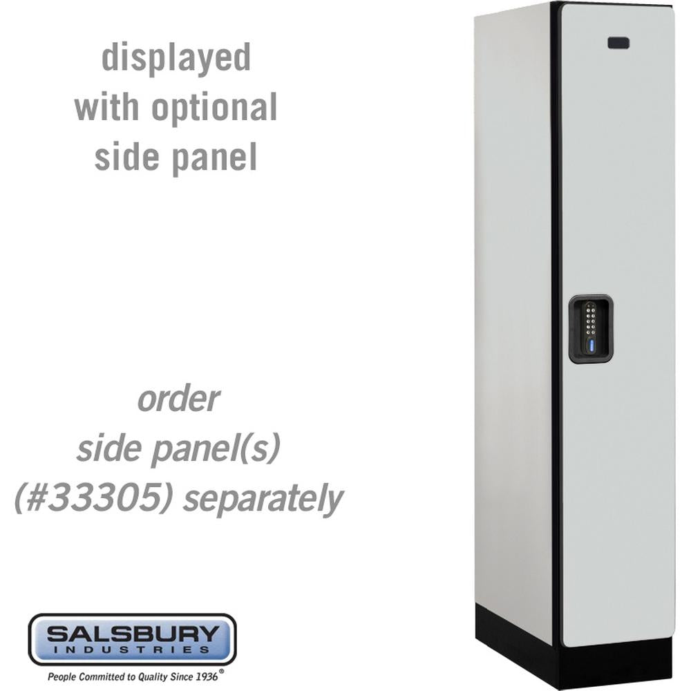 12" Wide Single Tier Designer Wood Locker - 1 Wide - 5 Feet High - 21" Deep by Salsbury