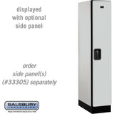 12" Wide Single Tier Designer Wood Locker - 1 Wide - 5 Feet High - 21" Deep by Salsbury