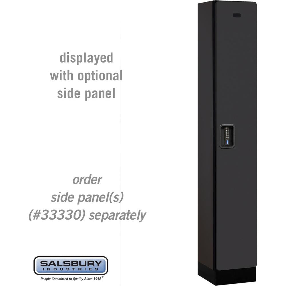 12" Wide Single Tier Designer Wood Locker - 1 Wide - 6 Feet High - 15" Deep by Salsbury