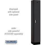 12" Wide Single Tier Designer Wood Locker - 1 Wide - 6 Feet High - 15" Deep by Salsbury