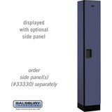 12" Wide Single Tier Designer Wood Locker - 1 Wide - 6 Feet High - 15" Deep by Salsbury