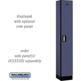 12" Wide Single Tier Designer Wood Locker - 1 Wide - 6 Feet High - 15" Deep by Salsbury