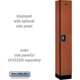 12" Wide Single Tier Designer Wood Locker - 1 Wide - 6 Feet High - 15" Deep by Salsbury