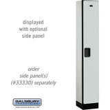 12" Wide Single Tier Designer Wood Locker - 1 Wide - 6 Feet High - 15" Deep by Salsbury