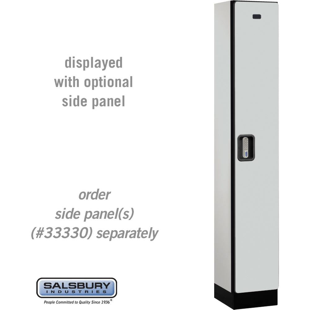 12" Wide Single Tier Designer Wood Locker - 1 Wide - 6 Feet High - 15" Deep by Salsbury