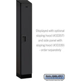 12" Wide Single Tier Designer Wood Locker - 1 Wide - 6 Feet High - 15" Deep by Salsbury