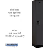 12" Wide Single Tier Designer Wood Locker - 1 Wide - 6 Feet High - 18" Deep by Salsbury