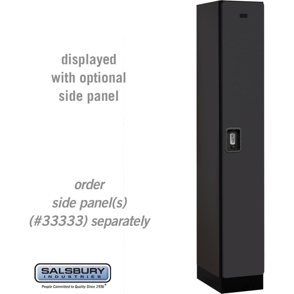12" Wide Single Tier Designer Wood Locker - 1 Wide - 6 Feet High - 18" Deep by Salsbury