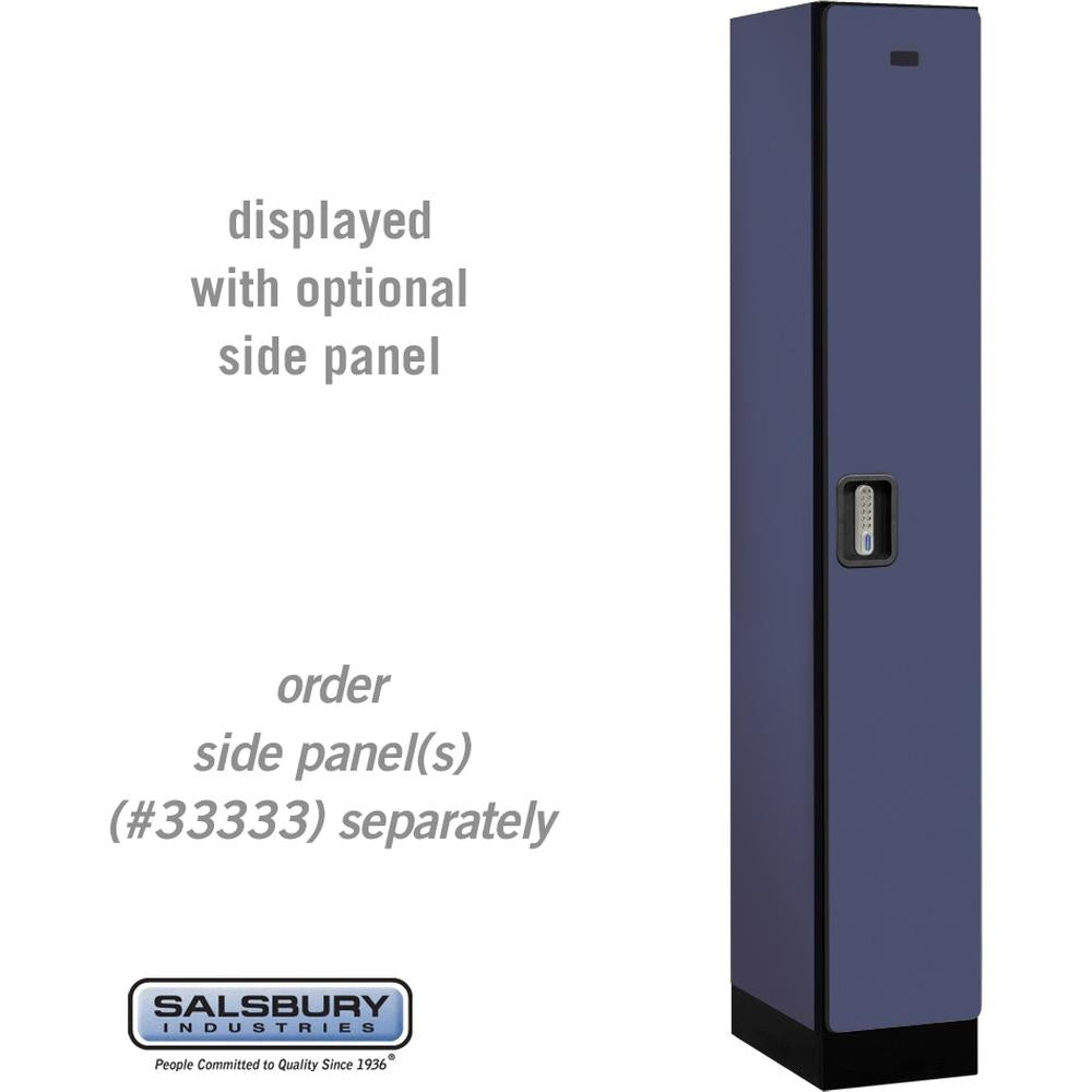 12" Wide Single Tier Designer Wood Locker - 1 Wide - 6 Feet High - 18" Deep by Salsbury