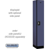 12" Wide Single Tier Designer Wood Locker - 1 Wide - 6 Feet High - 18" Deep by Salsbury