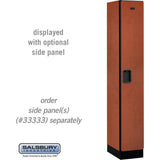12" Wide Single Tier Designer Wood Locker - 1 Wide - 6 Feet High - 18" Deep by Salsbury