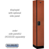 12" Wide Single Tier Designer Wood Locker - 1 Wide - 6 Feet High - 18" Deep by Salsbury