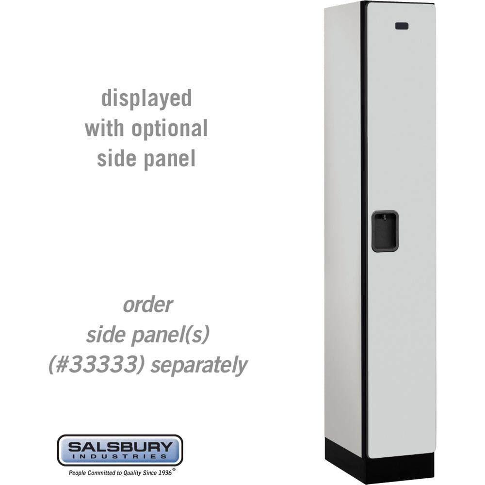 12" Wide Single Tier Designer Wood Locker - 1 Wide - 6 Feet High - 18" Deep by Salsbury