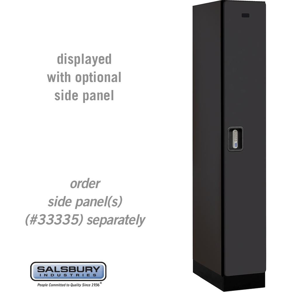 12" Wide Single Tier Designer Wood Locker - 1 Wide - 6 Feet High - 21" Deep by Salsbury
