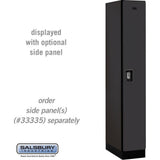 12" Wide Single Tier Designer Wood Locker - 1 Wide - 6 Feet High - 21" Deep by Salsbury