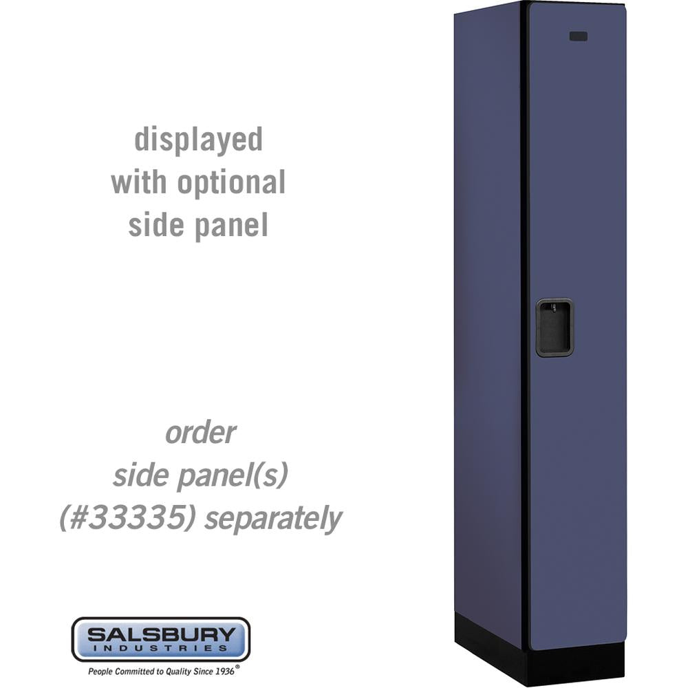 12" Wide Single Tier Designer Wood Locker - 1 Wide - 6 Feet High - 21" Deep by Salsbury