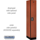 12" Wide Single Tier Designer Wood Locker - 1 Wide - 6 Feet High - 21" Deep by Salsbury