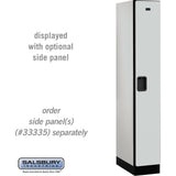 12" Wide Single Tier Designer Wood Locker - 1 Wide - 6 Feet High - 21" Deep by Salsbury