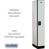 12" Wide Single Tier Designer Wood Locker - 1 Wide - 6 Feet High - 21" Deep by Salsbury