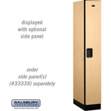 12" Wide Single Tier Designer Wood Locker - 1 Wide - 6 Feet High - 21" Deep by Salsbury