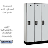 12" Wide Single Tier Designer Wood Locker - 3 Wide - 5 Feet High - 15" Deep by Salsbury