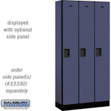 12" Wide Single Tier Designer Wood Locker - 3 Wide - 6 Feet High - 15" Deep by Salsbury