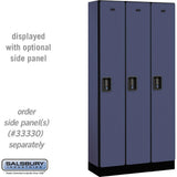 12" Wide Single Tier Designer Wood Locker - 3 Wide - 6 Feet High - 15" Deep by Salsbury
