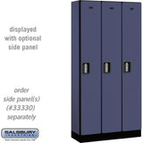 12" Wide Single Tier Designer Wood Locker - 3 Wide - 6 Feet High - 15" Deep by Salsbury