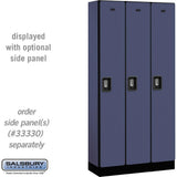 12" Wide Single Tier Designer Wood Locker - 3 Wide - 6 Feet High - 15" Deep by Salsbury