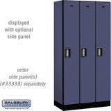 12" Wide Single Tier Designer Wood Locker - 3 Wide - 6 Feet High - 18" Deep by Salsbury