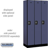 12" Wide Single Tier Designer Wood Locker - 3 Wide - 6 Feet High - 18" Deep by Salsbury