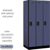 12" Wide Single Tier Designer Wood Locker - 3 Wide - 6 Feet High - 21" Deep by Salsbury