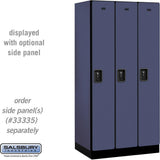 12" Wide Single Tier Designer Wood Locker - 3 Wide - 6 Feet High - 21" Deep by Salsbury