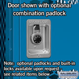 12" Wide Single Tier Vented Metal Locker - 1 Wide - 6 Feet High - 15" Deep by Salsbury