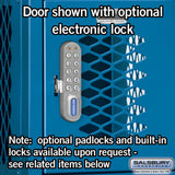 12" Wide Six Tier Box Style Vented Metal Locker - 1 Wide - 6 Feet High - 12" Deep by Salsbury