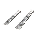 11-1/2' L x 15" W Heavy-Duty Aluminum Low-Profile Semi-Truck Service Ramps - 15,000 lb. per Axle
