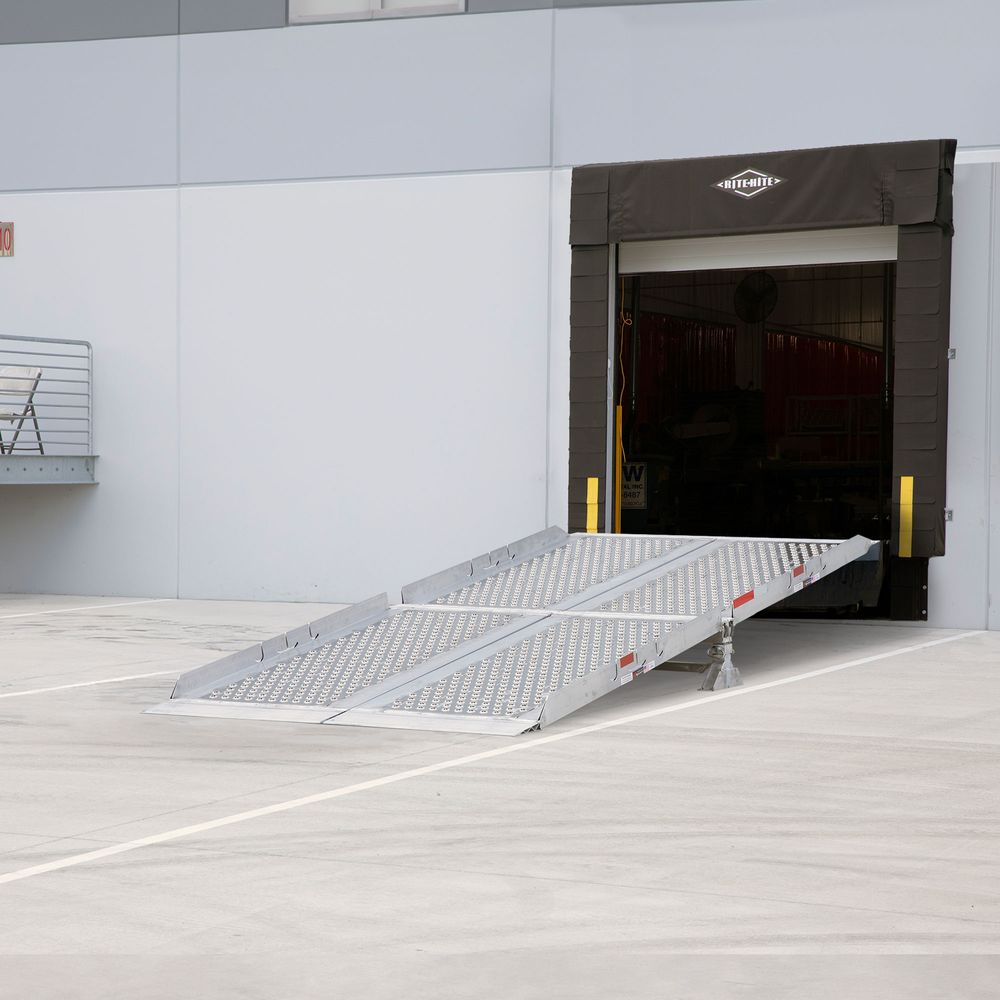 84" W Aluminum Portable Modular Mini Yard Ramp System – 25,000 lb. Cap