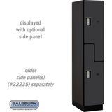 15" Wide Double Tier 'S' Style Designer Wood Locker - 1 Wide - 6 Feet High - 21" Deep by Salsbury