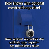 15" Wide Four Tier Heavy Duty Plastic Locker - 1 Wide - 6 Feet High - 18" Deep by Salsbury