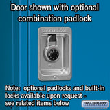 15" Wide Single Tier Standard Metal Locker - 3 Wide - 6 Feet High - 15" Deep by Salsbury