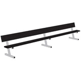 Jaypro 15' Player Bench w/Seat Back (Portable)