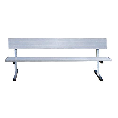 Jaypro 15' Player Bench w/Seat Back (Portable)