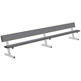Jaypro 15' Player Bench w/Seat Back (Portable)