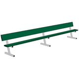 Jaypro 15' Player Bench w/Seat Back (Portable)