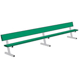 Jaypro 15' Player Bench w/Seat Back (Portable)