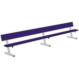 Jaypro 15' Player Bench w/Seat Back (Portable)