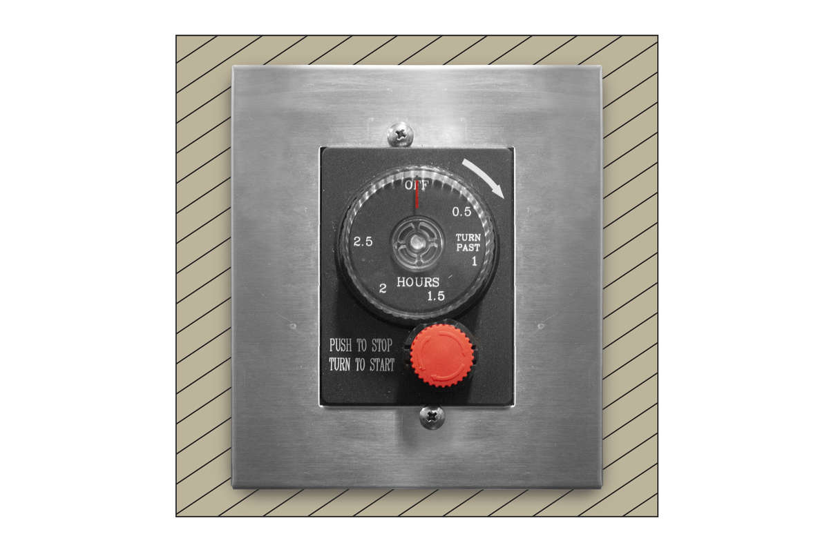 TrueFlame Surface Mount Enclosure to House ESTOP1-0H & ESTOP2-5H Timers. - TF-ESTOP-RM-KIT