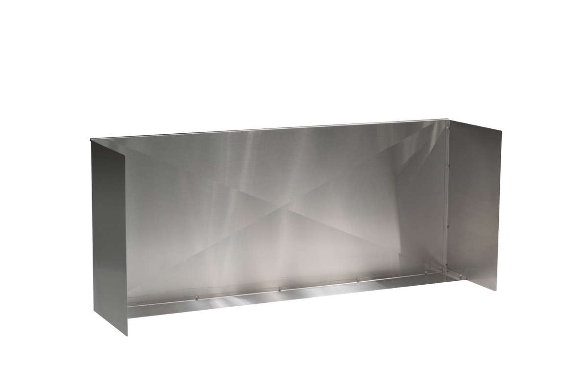 TrueFlame 36" Stainless Steel Wind Guard - Fits 30-32" Grills - TFWG-36